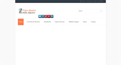 Desktop Screenshot of palmbeachpublicadjusters.com